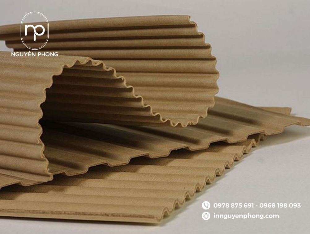 in thùng carton 5 lớp sóng BC bằng giấy xeo
